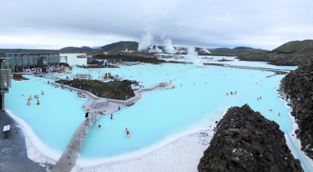 the site of the Blue Lagoon Iceland 