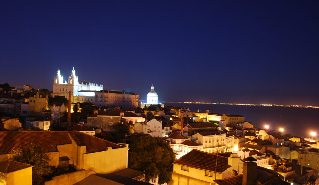 Lisbon by night. Copyright©2015 reserved to photographer. Contact mapandfamily.com
