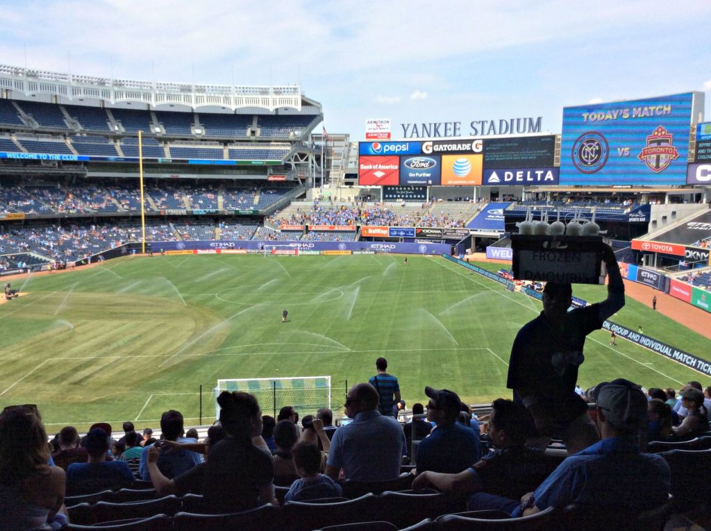 New York sightseeing with teens. Pre-match at Yankee stadium. copyright©2015 reserved to photographer. Contact mapandfamily.com