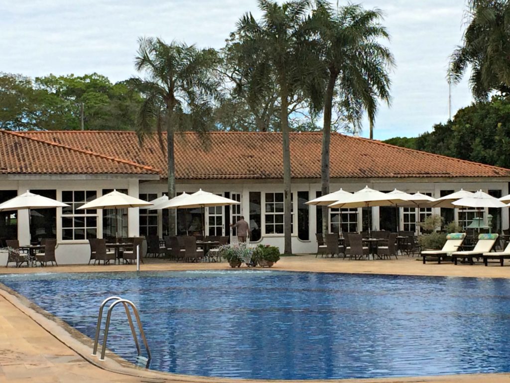 Family holiday Iguacu falls hotel pool. Copyright©2016 reserved to photographer via mapandfamily.com