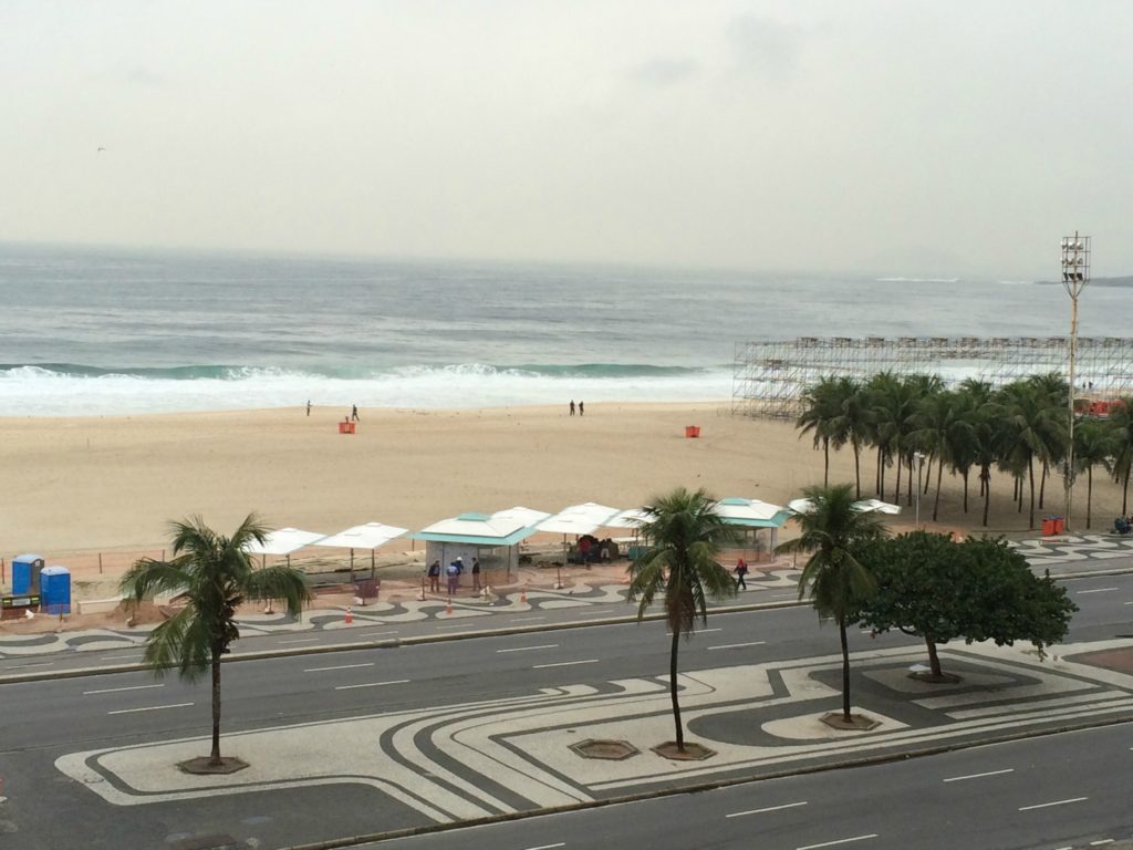 Two days in Rio: Copacabana drizzle Copyright©2016 reserved to photographer via mapandfamily.com