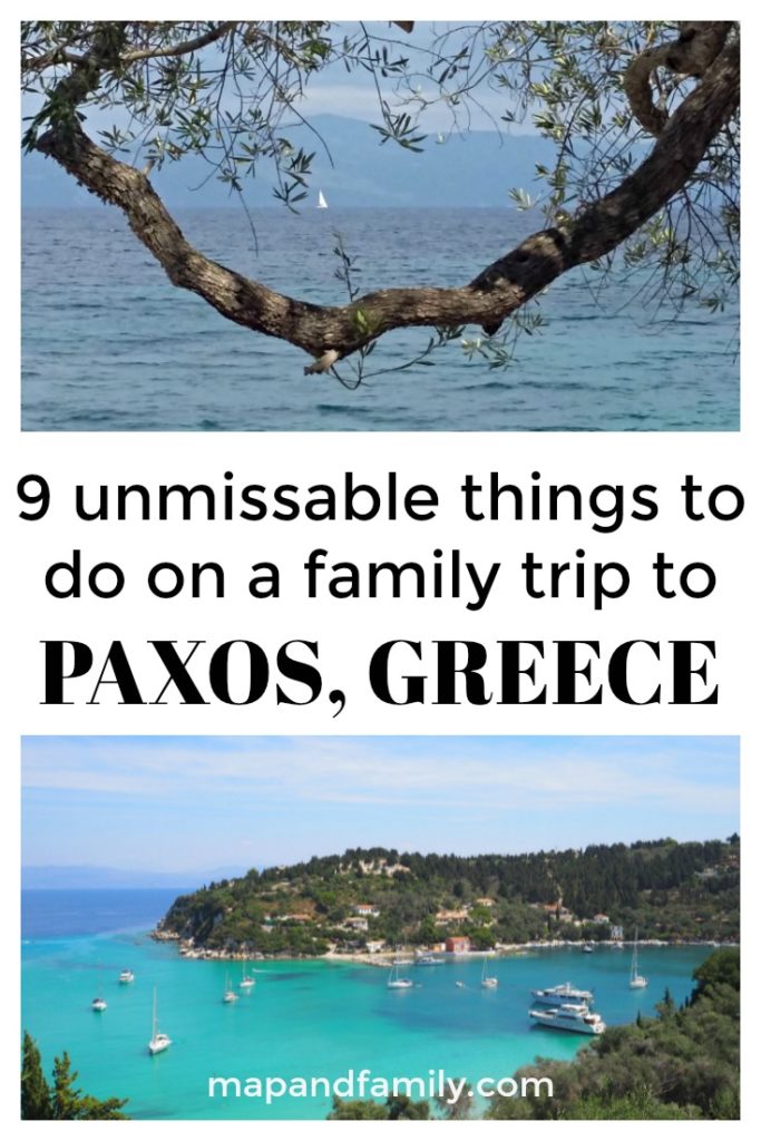 Things to Do in Paxos Island Copyright © 2017 mapandfamily.com