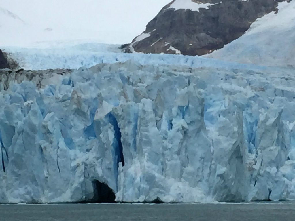 Argentina family trip. Blue glacier ice. Copyright©2015 reserved to photographer. Contact mapandfamily.com