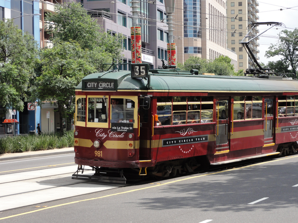  City circle tram Melbourne photo