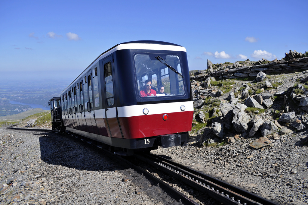 Snowdon train photo