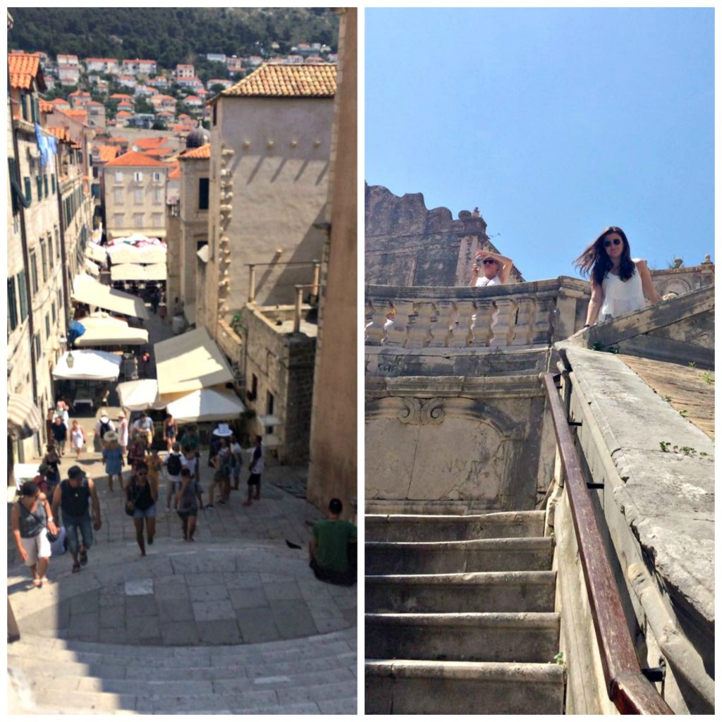 Dubrovnik things to do. Jesuit staircase. Copyright©2017 reserved to photographer via mapandfamily.com