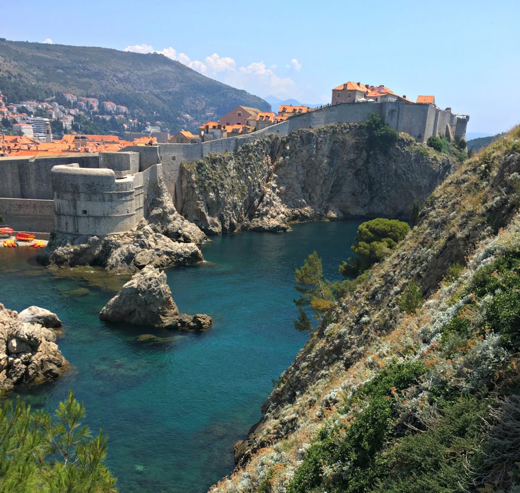 Dubrovnik in June. City walls and blue sea. Copyright©2017 reserved to photographer via mapandfamily.com