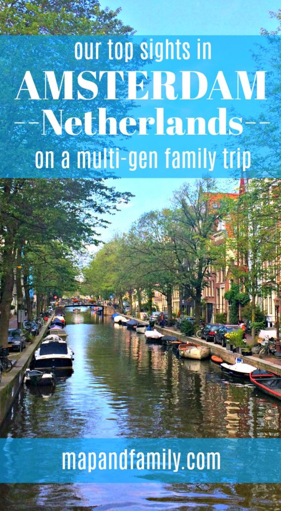 Amsterdam family travel, multi-generation family holiday Copyright © mapandfamily.com
