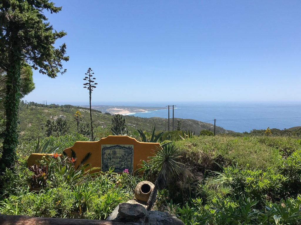 A view of the Sintra coastline from Colares. Copyright@2025 NancyRoberts