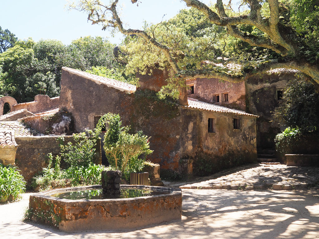 Peaceful courtyard at Capuchos Convent. Copyright@2025 NancyRoberts